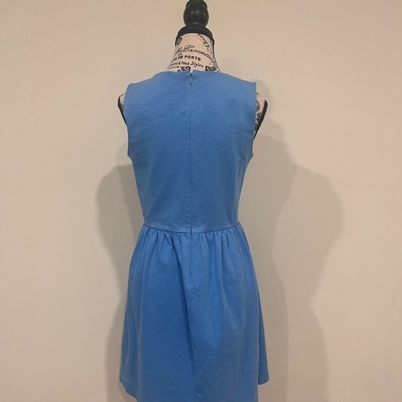 J Crew Women's Elegant Blue Sleeveless Dress - Picture 3 of 3